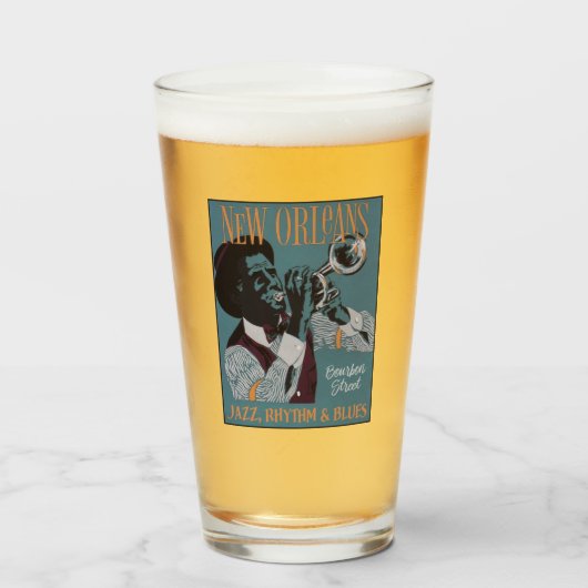 Nieuwe Orleans aangepaste tekst voor muziek Glas (Voorkant gevuld)