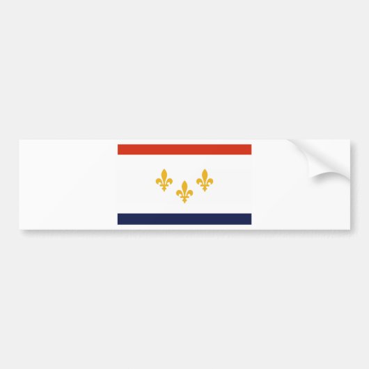 nieuwe orleans bumpersticker (Voorkant)