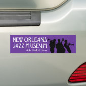 Nieuwe Orleans Jazz Museum bumper sticker (Op auto)