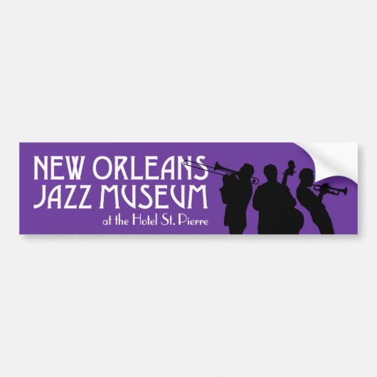 Nieuwe Orleans Jazz Museum bumper sticker (Voorkant)