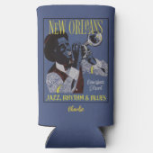 Nieuwe Orleans Music-aangepaste naam (Achterkant)