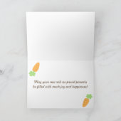 Nieuwe ouders Baby Bunny in Dreamland Kaart (Binnen)