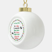 Nieuwe ouders keramische bal ornament (Rechts)