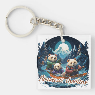 Nieuwe paden sleutelhanger