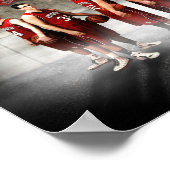 Nieuwe Palestina Dragons Basketball Print (Hoek)