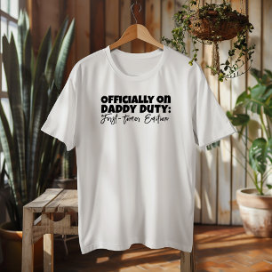 Nieuwe Pap Gift Ironische Slogan zwarte brief T-shirt