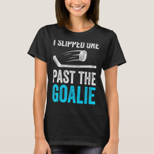 Nieuwe pap voor de eerste keer dat hij Hockey papa T-shirt