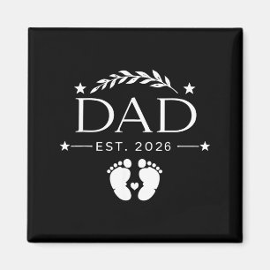 Nieuwe papa vanaf 2026 Vaderdag Eerste keer papa Magneet