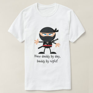Nieuwe papa voor dag tegen nacht t-shirt