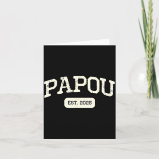 Nieuwe Papou Est 2025 1e Eerste Keer Zwangerschap Kaart