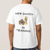 Nieuwe pappa in training Classic T-Shirt (Achterkant)