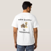 Nieuwe pappa in training Classic T-Shirt (Achterkant volledig)