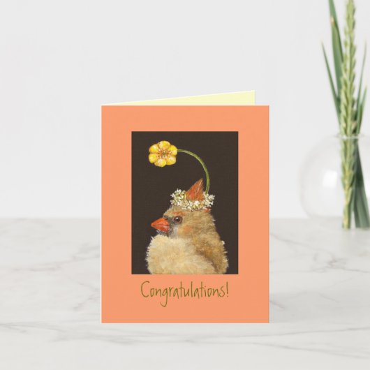 nieuwe pasje voor gefeliciteerde baby ' s kaart (Voorkant)