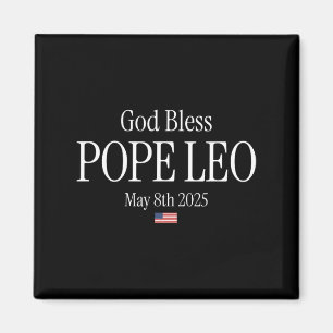 Nieuwe Paus 2025 God Bless Pope Leo 8 mei 2025 Nie Magneet