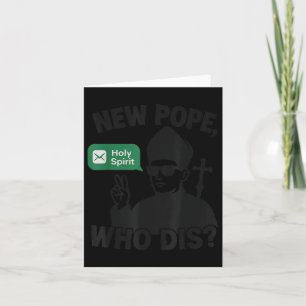 Nieuwe paus die sterft - Heilige Geest Grappig Pau Kaart