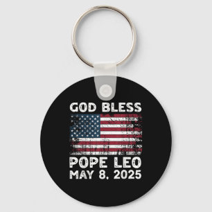 Nieuwe paus Leo US God zegene paus Leo Amerikaanse Sleutelhanger