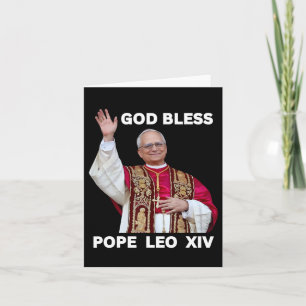 Nieuwe Paus Leo XIV Katholieke geschenken Merch So Kaart