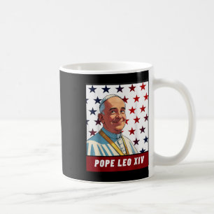 Nieuwe Paus Leo XIV Robert Amerikaanse Vlag Koffiemok