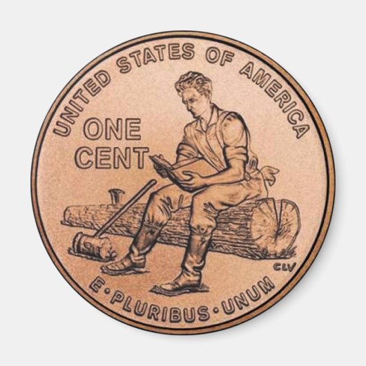 Nieuwe Penny 1 Magneet (Voorkant)