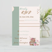 Nieuwe Periode Begint RSVP Kaart (Staand voorkant)