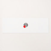 Nieuwe personaliseer Tekst Logo Yoga Mat (Achterkant (horizontaal))