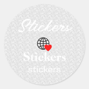 Nieuwe personalize Text Logo Stickers