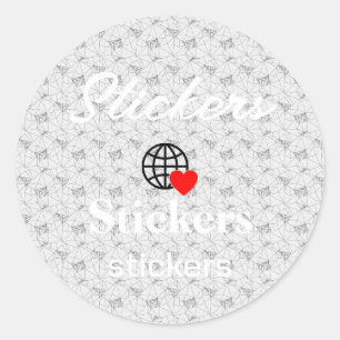 Nieuwe personalize Text Logo Stickers