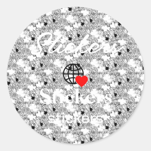 Nieuwe personalize Text Logo Stickers (Voorkant)