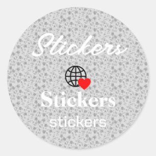 Nieuwe personalize Text Logo Stickers