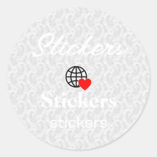 Nieuwe personalize Text Logo Stickers
