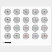 Nieuwe personalize Text Logo Stickers (Vel)