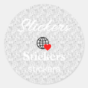 Nieuwe personalize Text Logo Stickers