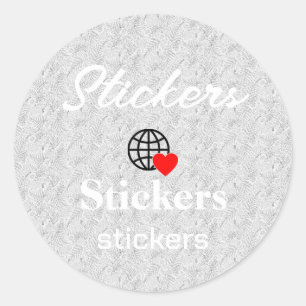 Nieuwe personalize Text Logo Stickers