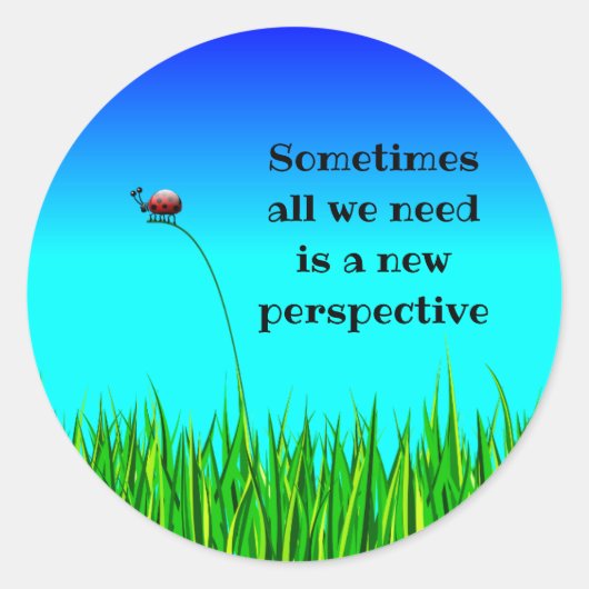 Nieuwe perspectieven ronde sticker (Voorkant)