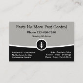 Nieuwe Pest Control Extermining Visitekaartje (Voorkant)