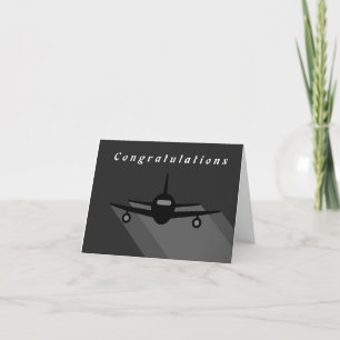 **NIEUWE PILOT** GEFELICITEERD BEDANKKAART