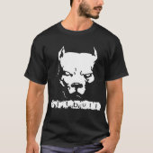 Nieuwe Pitbull American Pit Bull Spiked Dog Collar T-shirt (Voorkant)