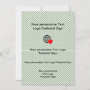 Nieuwe platte uitnodiging Aanpassen eigen