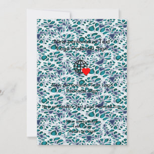 Nieuwe platte uitnodiging, maak je eigen kaart