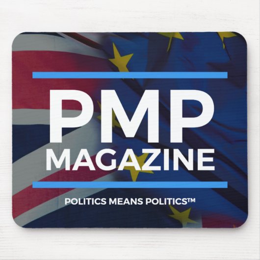 Nieuwe PMP Magazine Mouse Mat UK/EU-vlaggen Muismat (Voorkant)