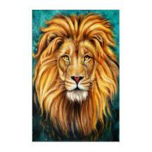 Nieuwe POWERFUL LION-acrylafdrukken