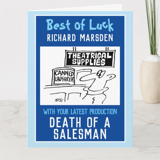 Nieuwe productie voor Actor of Producent Kaart (Voorkant)