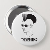 Nieuwe Punk Button Wave (Voorkant /achterkant)
