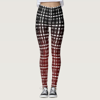 Nieuwe Red Pset Modern Shibori Print Leggings