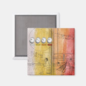 Nieuwe reisroutes magneet (Voorkant / Achterkant)