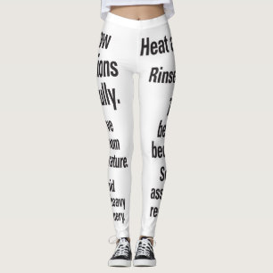 Nieuwe richtingen Zwart Tekst Leggings