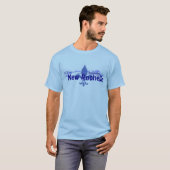 Nieuwe Rochelle - blauw T-shirt (Voorkant volledig)