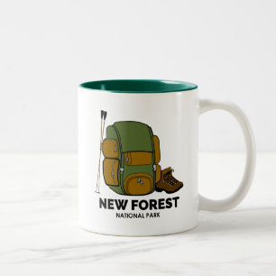Nieuwe rugzak van het Forest National Park Tweekleurige Koffiemok