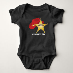 Nieuwe Sheriff in Town Baby Boy bodysuit
