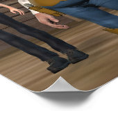 Nieuwe sheriff in Town - groot Poster (Hoek)